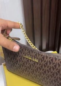 Michael Kors Monogram Crossbody Bag