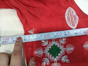 Embroidered Red 👗Ethnic Blouse