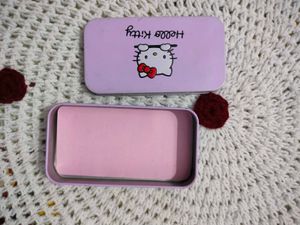 Cute Hello Kitty Metal Tin Box