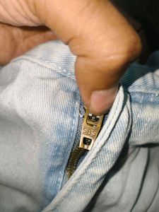 URBN IDNTY 'Bleached Ice-Wash' Baggy Cargo Jeans