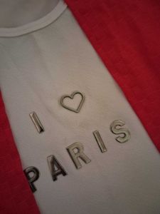White top with pink shrug