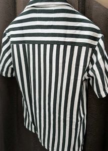 Zara Striped Short Sleeve Shirt