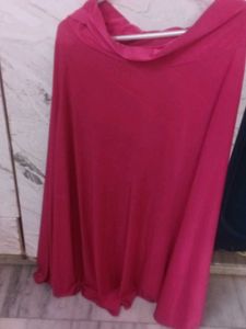 Vibrant Pink Off-Shoulder Blouse