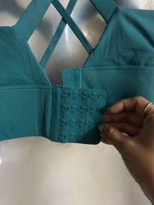 Teal Sports Bra