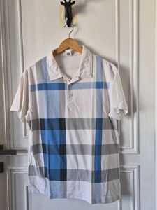 Men's Checked Polo T-Shirt