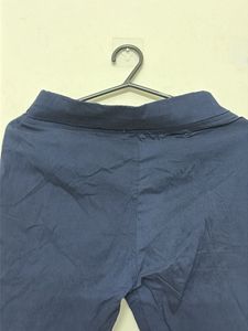 Navy Blue Slim Fit Pants