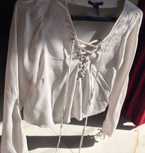 Edgy Tie-Up Top
