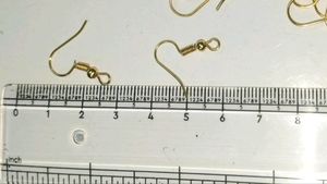 Eyerring,Eye pin Golden  jewelry making combo 100p