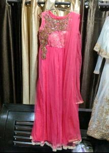 Stunning Pink Embellished Gown