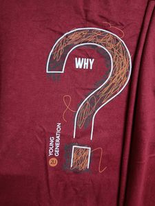Maroon Graphic Sweatshirt