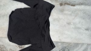 Black Long Sleeve Top