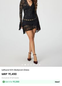 Elegant Black Lace Bell Sleeve Top