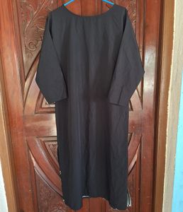 Black Kurta In 4XL Size