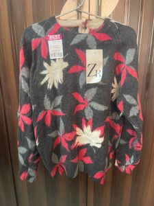 ZR Floral Print Sweater