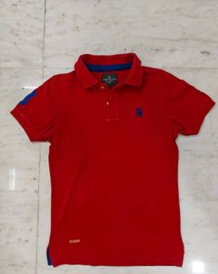 Stylish Red Polo T-Shirt