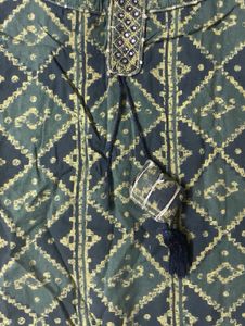 Boho Diamond Print Kurta