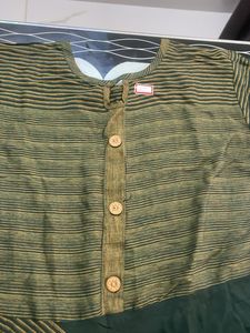 Single Kurthi Sea Green