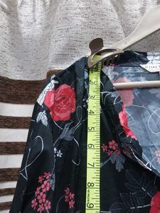 Up-down Style abaya with gorgeous floral print!!