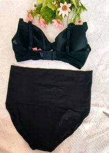 very sexy bra with tummy control high waist penty