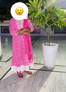 New Stitched Pink Colour Cotton  Suit