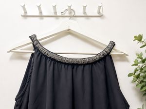 Elegant Black Halter Neck Dress