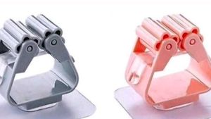 Wall Mounted Mop & Broom Holder Clip (Pack of 2)
