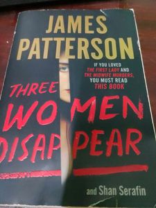 James Patterson "Three Women Disappear" Book