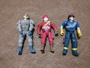 Action Figure Set - Military & Firefighter Combo