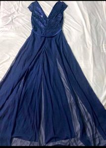 Sparkling Navy Blue Dress