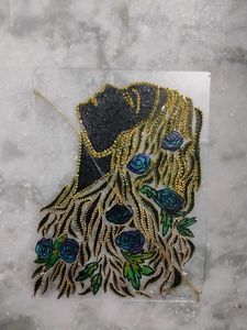 Handmade Glass Painting(in two pieces)half+half