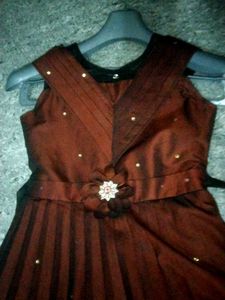Elegant Maroon Gown