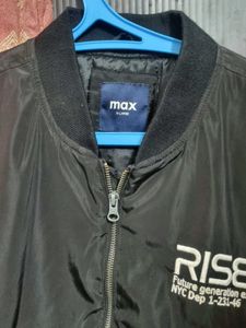 Men's Black Bomber Jacket