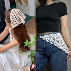 Crochet Hair Scarf Bandana