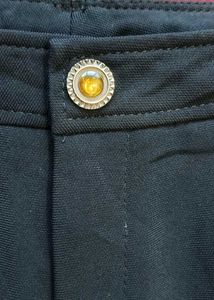 Embellished Black Trousers