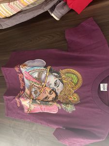 Bright Small Size Printed T-shirt
