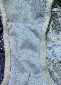 New Olive Green sheet Lace Panty (Size L)