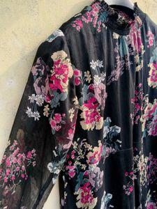 Floral Print Midi Dress 💗🛒