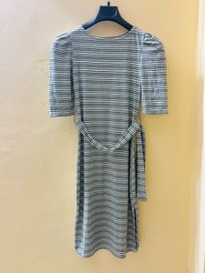 Striped Midi Dress With tag