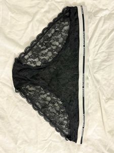 Victoria's Secret Black Lace Panty