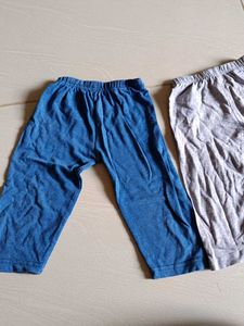 Kids' Cozy Blue &amp; Gray pants