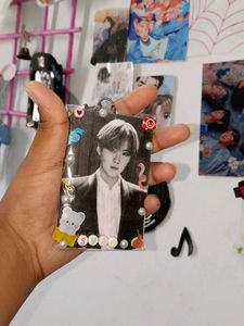 K-pop BTS suga photocard Keychain✨