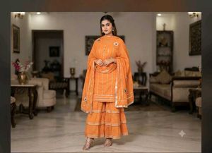semi stitched garara suit