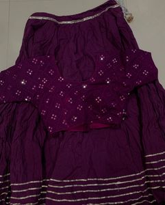 Elegant Purple Lehenga Choli Set