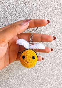 Crochet Bee Keychain🐝