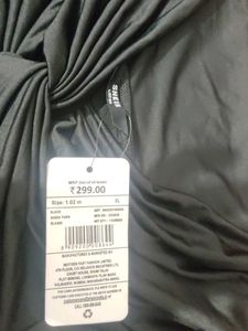 Black Long Sleeve Twist Front Top