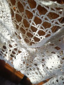 cream white  Crochet Bolero
