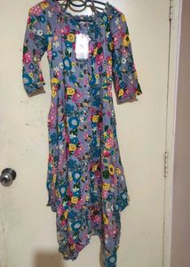 Off-Shoulder Floral Midi Dress