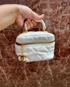 Chanel White Quilted Bag
