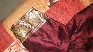 Maroon blouce and peticoat Set