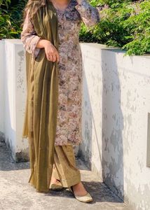 Floral Print Kurta Set